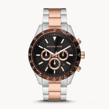 Michael Kors Layton Chronograph Black Dial Two Tone Steel Strap Watch For Men - MK8913 Buy Now By Michael Kors
