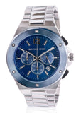 Michael Kors Lennox Chronograph Blue Dial Silver Steel Strap Watch For Men - MK8938 Buy Now By Michael Kors