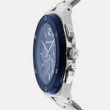 Michael Kors Lennox Chronograph Blue Dial Silver Steel Strap Watch For Men - MK8938 Buy Now By Michael Kors