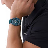 Michael Kors Accelerator Chronograph Blue Dial Blue Nylon Strap Watch for Men - MK9142 Buy Now By Michael Kors