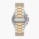 Michael Kors Lennox Pave Crystals Chronograph White Dial Two Tone Steel Strap Watch for Men - MK9150 Buy Now By Michael Kors