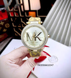 Michael Kors Parker Three Hand Gold Dial Brown Leather Strap Watch For Women - MK2973 Buy Now By Michael Kors