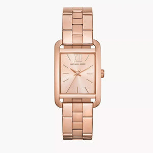 Michael Kors Monroe Three Hand Rose Gold Dial Rose Gold Steel Strap Watch for Women - MKO1032 Buy Now By Michael Kors