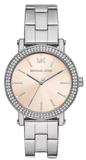 Michael Kors Corey Three Hand Pink Dial Silver Steel Strap Watch for Women - MKO1050 Buy Now By Michael Kors