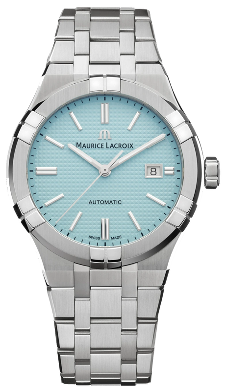 Maurice Lacroix Aikon Automatic Limited Summer Edition Blue Dial Silver Steel Strap Watch For Men - AI6008-SS00F-431-1 Buy Now By Maurice Lacroix