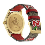 Gucci G Timeless Quartz Brown Dial Brown Leather Strap Watch For Men - YA1264158 Buy Now By Gucci