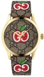 Gucci G Timeless Quartz Brown Dial Brown Leather Strap Watch For Men - YA1264158 Buy Now By Gucci