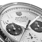 Tag Heuer Autavia Chronometer Flyback Chronograph Silver Dial Black Leather Strap Watch for Men - CBE511B.FC8279 Buy Now By Tag Heuer
