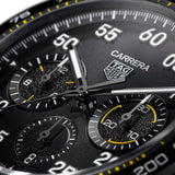 Tag Heuer Carrera x Porsche Automatic Chronograph Black Dial Black Nylon Strap Watch for Men - CBN2A1H.FC6512 Buy Now By Tag Heuer