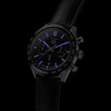 Tag Heuer Carrera Year of The Rabbit Automatic Chronograph Black Dial Black Leather Strap Watch for Men - CBN2A1L.FC6521 Buy Now By Tag Heuer