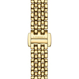 Tissot T-Lady Lovely Mother of Pearl Dial Gold Steel Strap Watch For Women - T058.009.63.116.00 Buy Now By Tissot