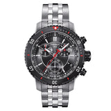 Tissot PRS 200 Chronograph Grey Dial Silver Steel Strap Watch For Men - T067.417.21.051.00 Buy Now By Tissot