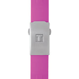 Tissot T Race Chronograph White Dial Pink Rubber Strap Watch for Women - T048.217.17.017.01 Buy Now By Tissot