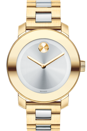 Movado Bold Silver Dial Two Tone Steel Strap Watch for Women - 3600129 Buy Now By Movado