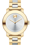 Movado Bold Silver Dial Two Tone Steel Strap Watch for Women - 3600129 Buy Now By Movado