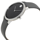 Movado Museum 70th Anniversary Grey Dial Grey Leather Strap Watch For Women - 0607144 Buy Now By Movado