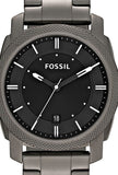 Fossil Machine Chronograph Black Dial Grey Steel Strap Watch for Men - FS4774 Buy Now By Fossil
