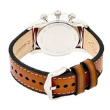 Fossil Goodwin Chronograph Blue Dial Brown Leather Strap Watch for Men - FS5414 Buy Now By Fossil