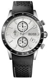 Hugo Boss Rafale Chronograph Quartz Silver Dial Black Leather Strap Watch For Men - 1513403 Buy Now By Hugo Boss