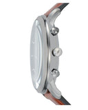 Fossil Neutra Chronograph Grey Dial Brown Leather Strap Watch for Men - FS5512 Buy Now By Fossil