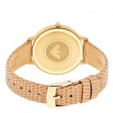 Emporio Armani Kappa Quartz Mother of Pearl Taupe Dial Brown Leather Strap Watch For Men - AR11151 Buy Now By Emporio Armani