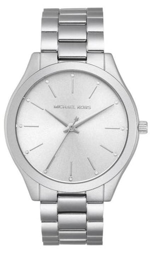 Michael Kors Slim Runway Silver Dial Silver Steel Strap Watch For Women - MK4502 Buy Now By Michael Kors