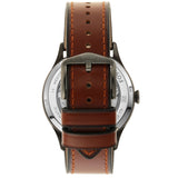 Fossil Forrester Automatic Skeleton Grey Dial Brown Leather Strap Watch for Men - ME3178 Buy Now By Fossil