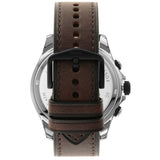 Fossil Dillinger Chronograph White Dial Brown Leather Strap Watch for Men - FS5674 Buy Now By Fossil