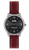 Coach Delancey Black Dial Brown Leather Strap Watch for Women - 14502792 Buy Now By Coach