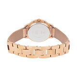Guess Chelsea Mother of Pearl White Dial Rose Gold Mesh Strap Watch For Women - W0647L2 Buy Now By Guess