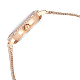 Guess Chelsea Mother of Pearl White Dial Rose Gold Mesh Strap Watch For Women - W0647L2 Buy Now By Guess