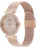 Tommy Hilfiger Lynn Quartz Rose Gold Dial Rose Gold Mesh Bracelet Watch For Women - 1781865 Buy Now By Tommy Hilfiger