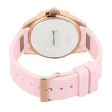 Guess Frontier Diamonds Rose Gold Dial Pink Rubber Strap Watch For Women - W1160L5 Buy Now By Guess