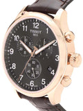 Tissot Chrono XL Black Dial Brown Leather Strap Watch For Men - T116.617.36.057.01 Buy Now By Tissot
