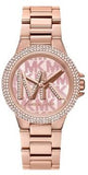 Michael Kors Camille Three Hand Rose Gold Dial Rose Gold Steel Strap Watch For Women - MK7197 Buy Now By Michael Kors