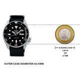 Seiko 5 Sports SKX Automatic Black Dial Black NATO Strap Watch For Men - SRPD55K3 Buy Now By Seiko