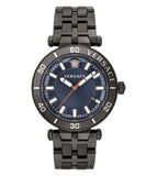 Versace Greca Sport Quartz Black Dial Black Steel Strap Watch For Men - VEZ300621 Buy Now By Versace