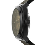 Fossil Everett Automatic Analog Black Dial Brown Leather Strap Watch for Men - ME3207 Buy Now By Fossil