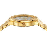 Versace Greca Silver Dial Gold Steel Strap Watch for Men - VEVI00520 Buy Now By Versace