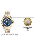 Versace Hellenyium Quartz Blue Dial Two Tone Steel Strap Watch For Men - VEVK00520 Buy Now By Versace