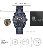 Guess Connoisseur Quartz Blue Dial Blue Steel Strap Watch For Men - GW0265G9 Buy Now By Guess