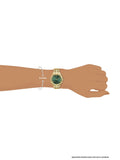Guess Cosmo Diamonds Green Dial Gold Steel Strap Watch for Women - GW0033L8 Buy Now By Guess