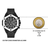 Guess Formula Chronograph Black Dial Black Silicone Strap Watch For Men - GW0579G1 Buy Now By Guess