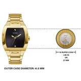 Guess Phoenix Black Dial Gold Steel Strap Watch for Men - GW0387G2 Buy Now By Guess