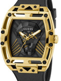 Guess Legend Black Dial Black Rubber Strap Watch For Men - GW0500G1 Buy Now By Guess