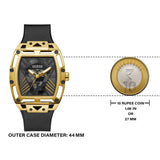 Guess Legend Black Dial Black Rubber Strap Watch For Men - GW0500G1 Buy Now By Guess