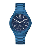 Guess Scope Multifunction Blue Dial Blue Steel Strap Watch for Men - GW0454G4 Buy Now By Guess