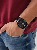 Guess Trend Black Dial Black Steel Strap Watch for Men - GW0387G3 Buy Now By Guess