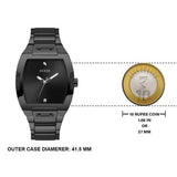 Guess Trend Black Dial Black Steel Strap Watch for Men - GW0387G3 Buy Now By Guess