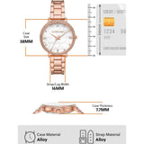 Michael Kors Pyper Three-Hand White Dial Rose Gold Steel Strap Watch For Women - MK4594 Buy Now By Michael Kors